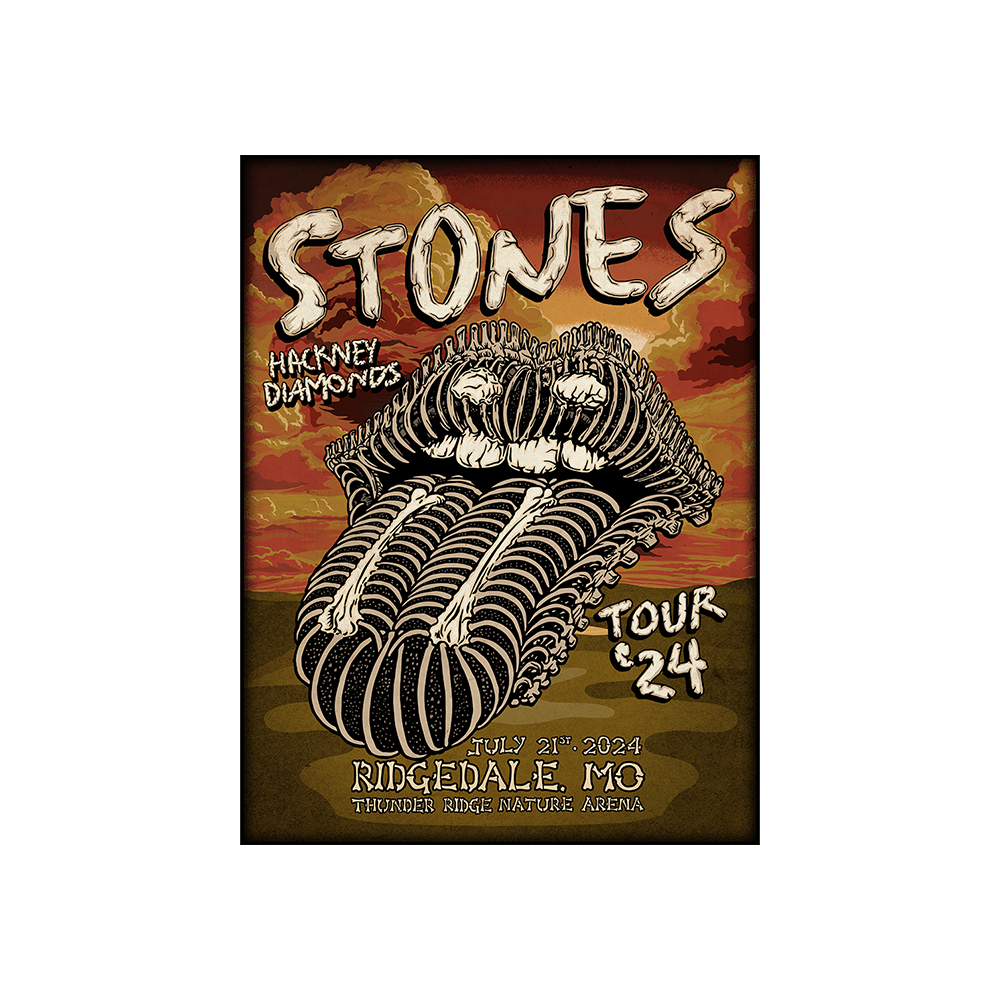 The Rolling Stones Ridgedale Mo 7 21 Litho