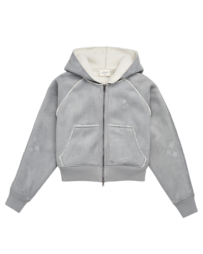 Faux Shearling Bomber Jacket