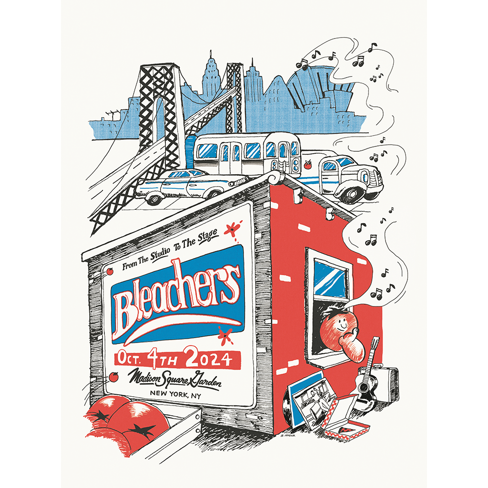 Bleachers MSG Poster Wht