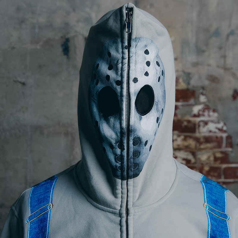 Full Zip Hoodie with Mesh Eyelids