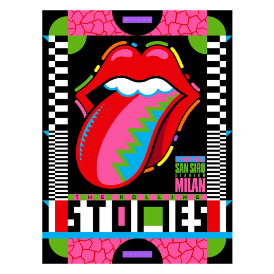 The Rolling Stones Milan Litho