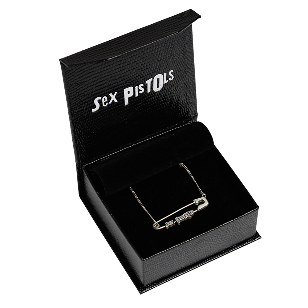 Sex Pistols Sp Safety Pin Necklace