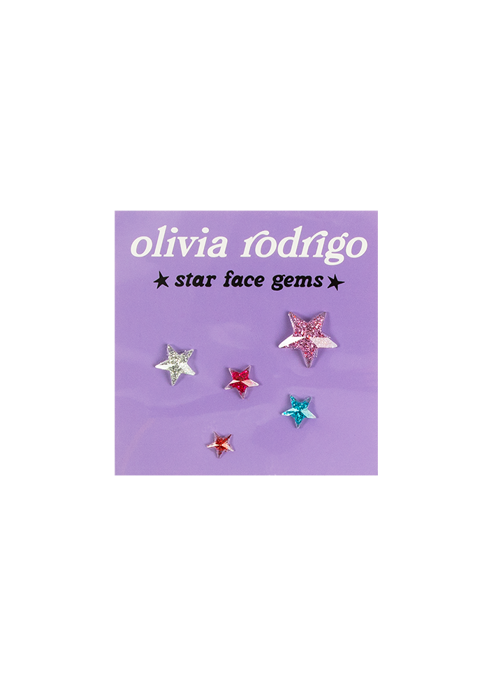 Olivia Rodrigo Tour Star Face Gems