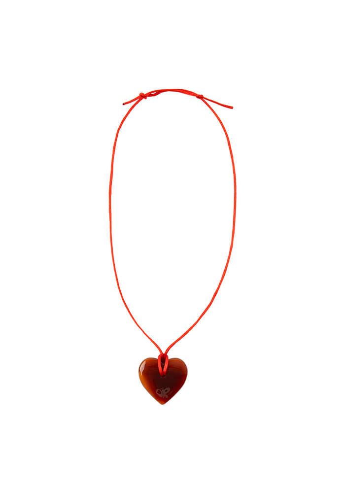 Olivia Rodrigo Guts Red Heart Necklace