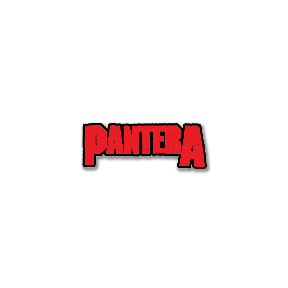 Pantera Red Logo Enamel Pin