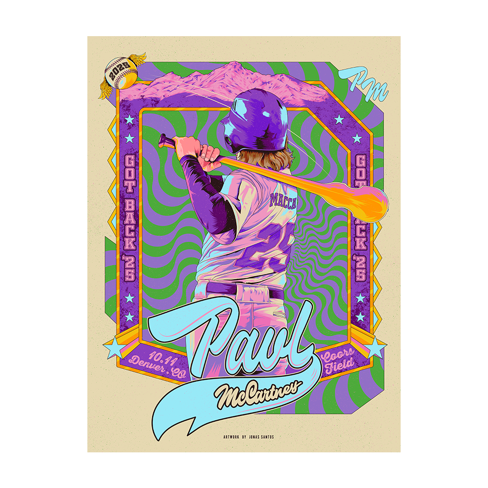 Paul McCartney 2025 10 11 Denver Poster