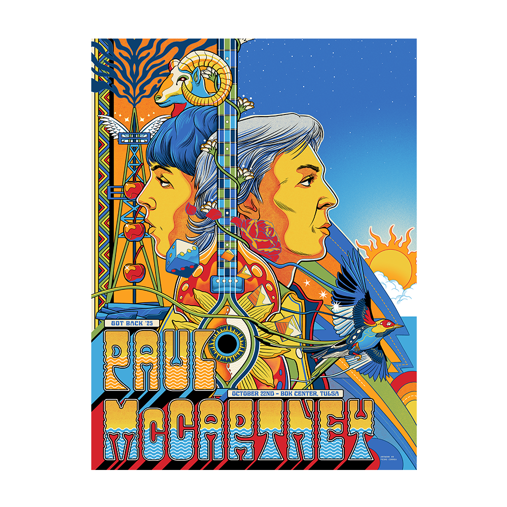 Paul McCartney 2025 10 22 Tulsa Poster