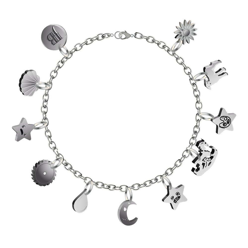 Jazmin Bean Trmtc Lvlihd Charm Bracelet