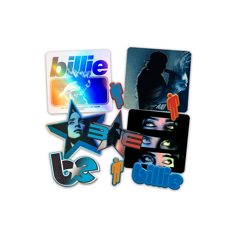 Billie Eilish HIT ME HARD AND SOFT Live in 3D Sticker Pack