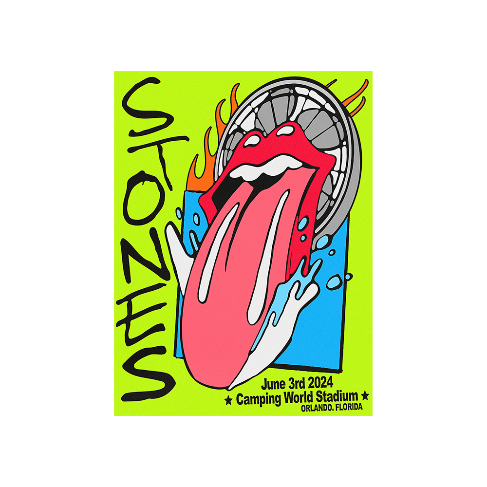 The Rolling Stones Orlando Poster 6 3 24