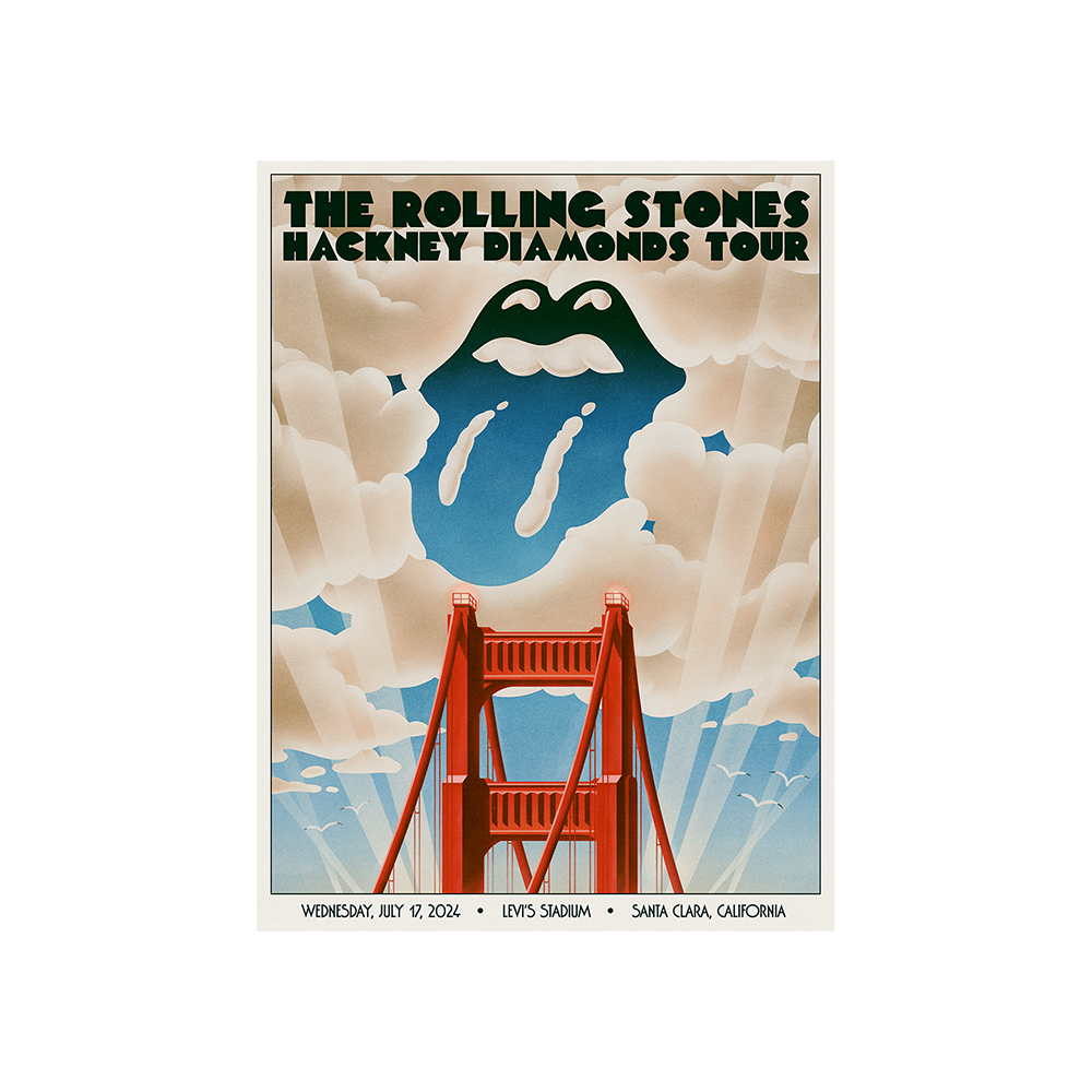 The Rolling Stones Santa Clara Poster 7 17 24