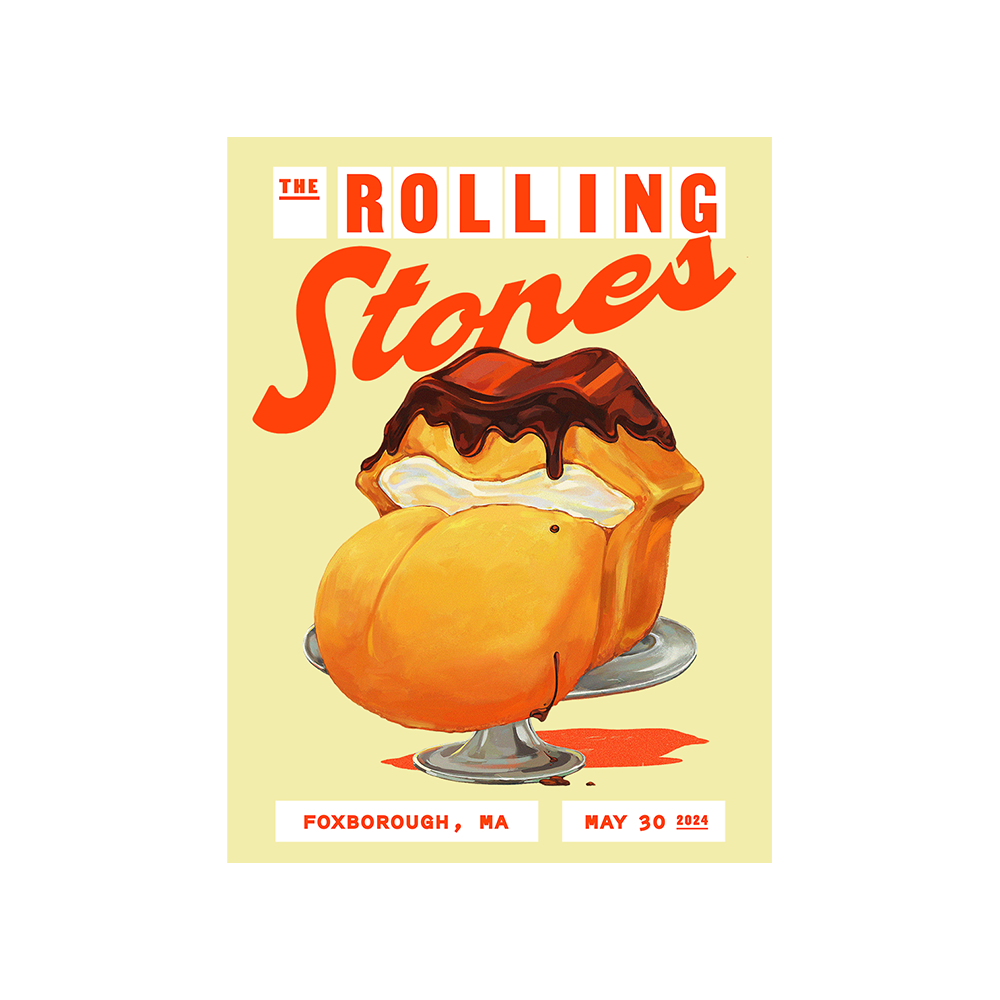 The Rolling Stones Foxborough Poster 5 30 24