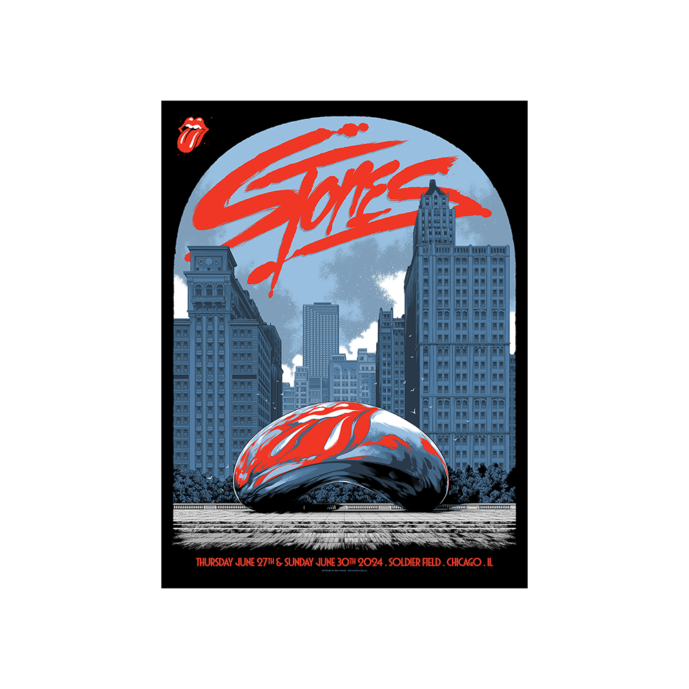 The Rolling Stones Chicago Poster 6 27 30 24