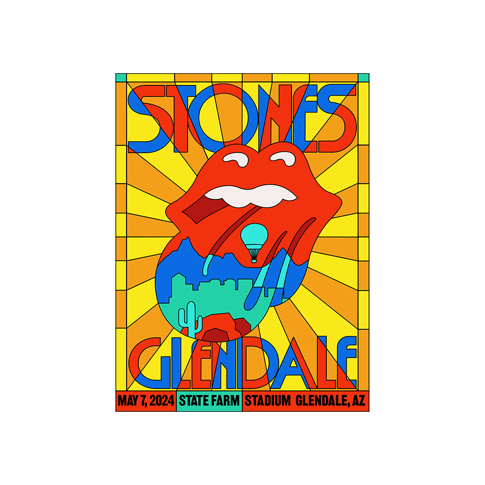 The Rolling Stones Glendale Poster 5 7 24