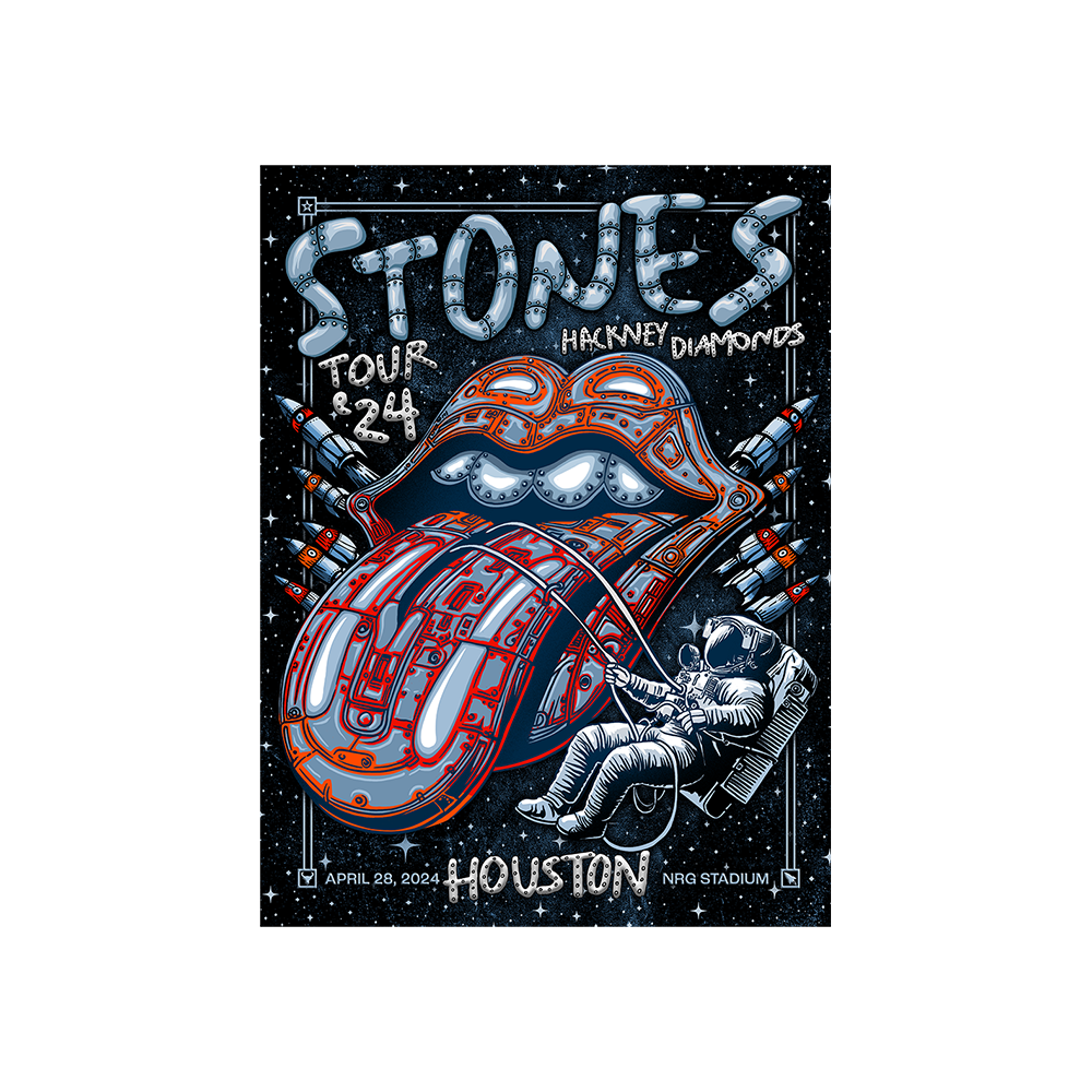 The Rolling Stones Houston Poster 4 28 24