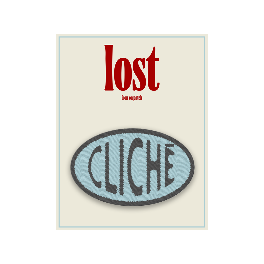 Machine Gun Kelly Blue Clich Iron on Patch