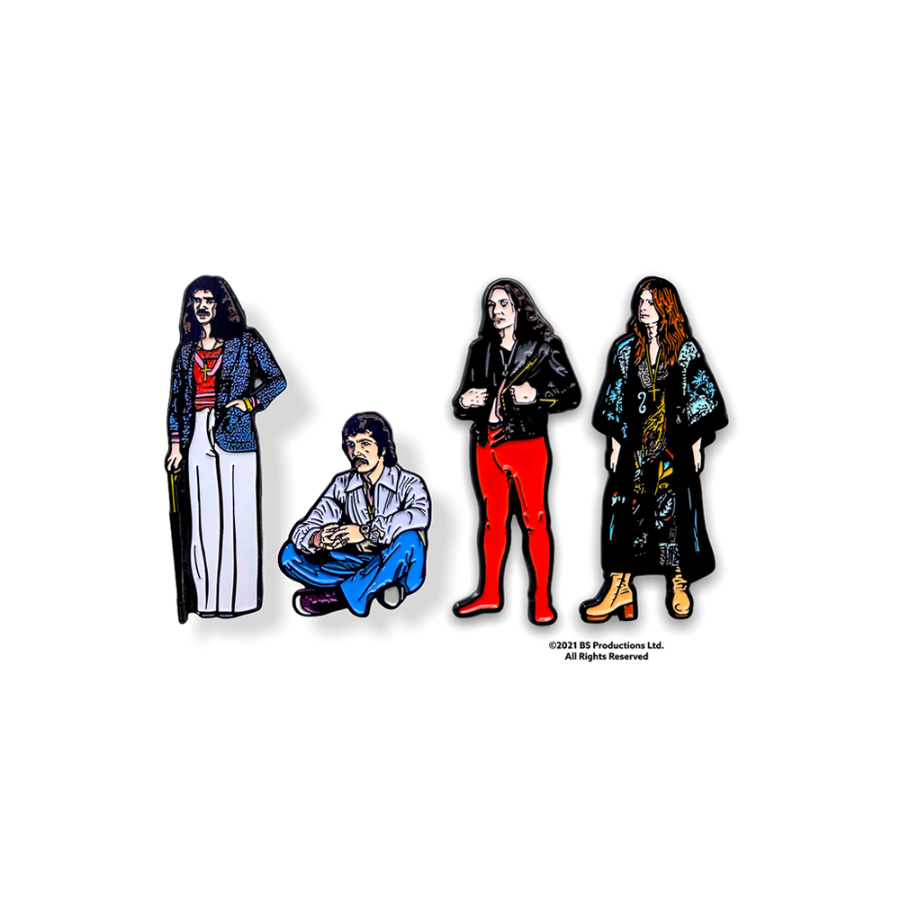 Black Sabbath Enamel Pin Set