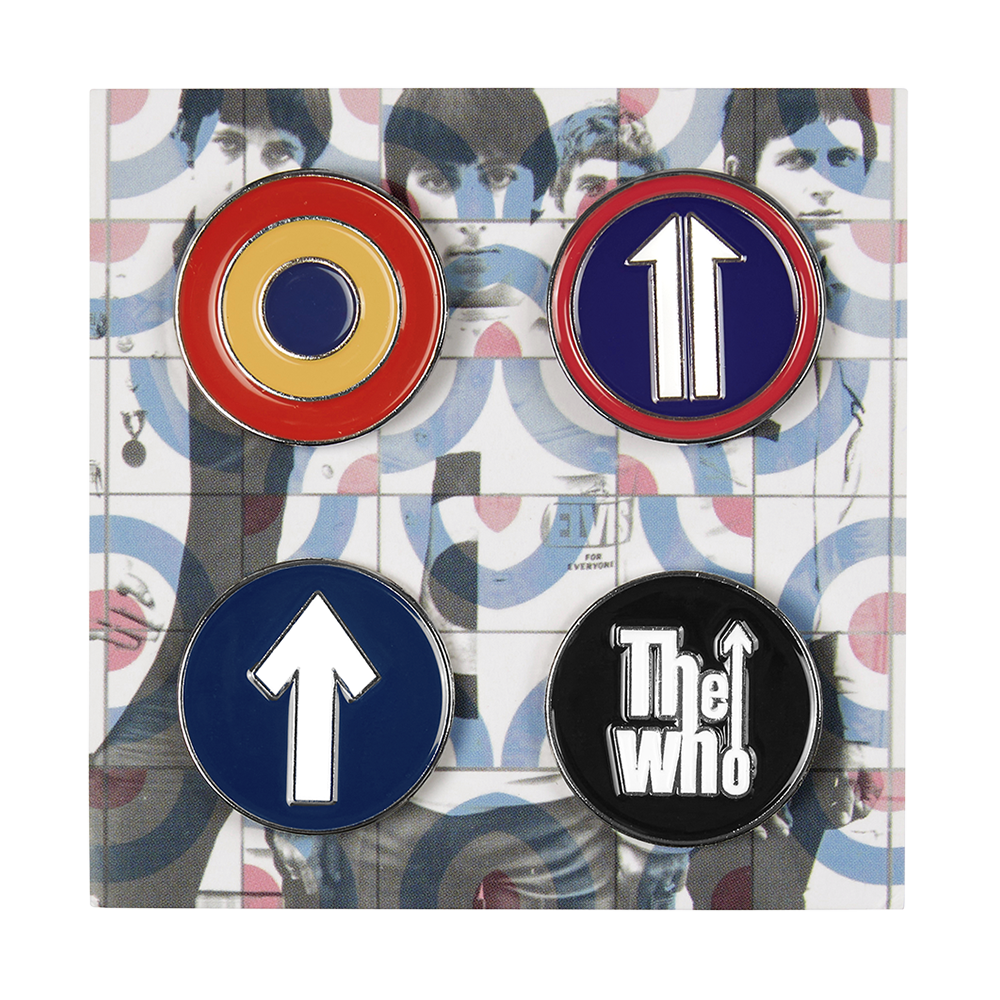 The Who Holiday Enamel Pins