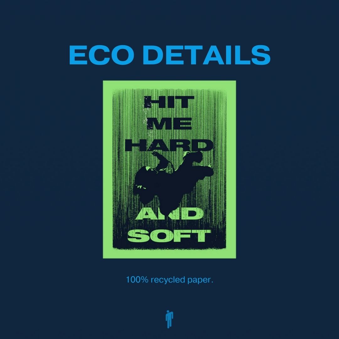 Billie Eilish HIT ME HARD AND SOFT Green Poster