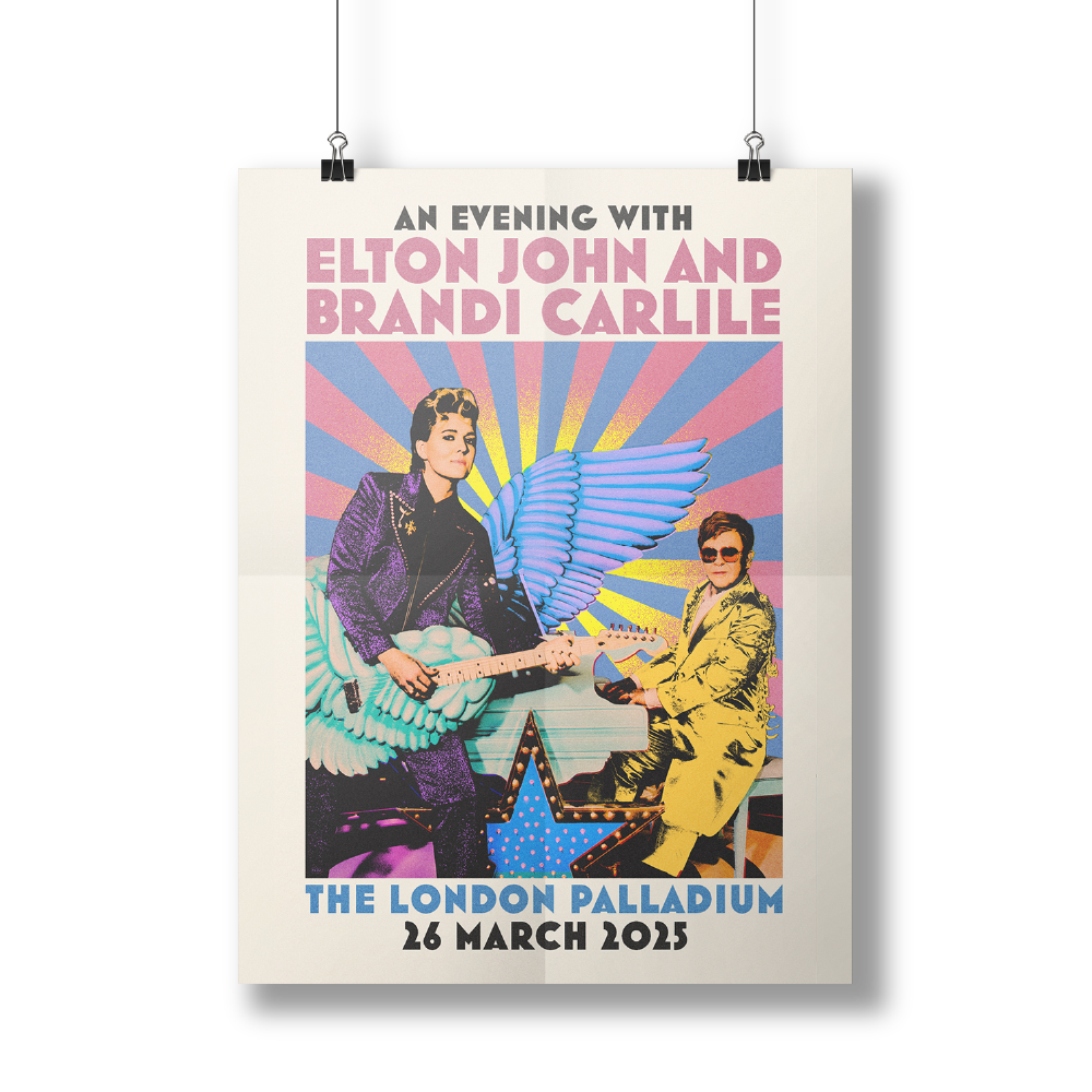 Elton John X Brandi Live At the Palladium Poster