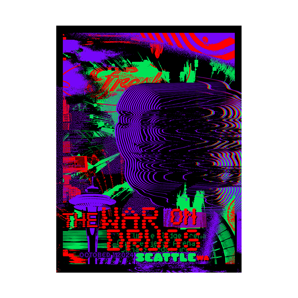 The War On Drugs Seattle Wa Poster