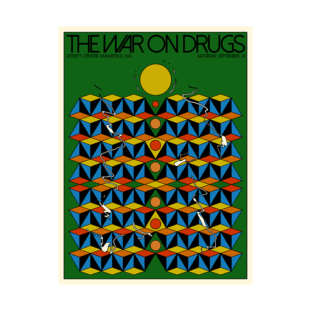 The War On Drugs Mansfield Ma Poster