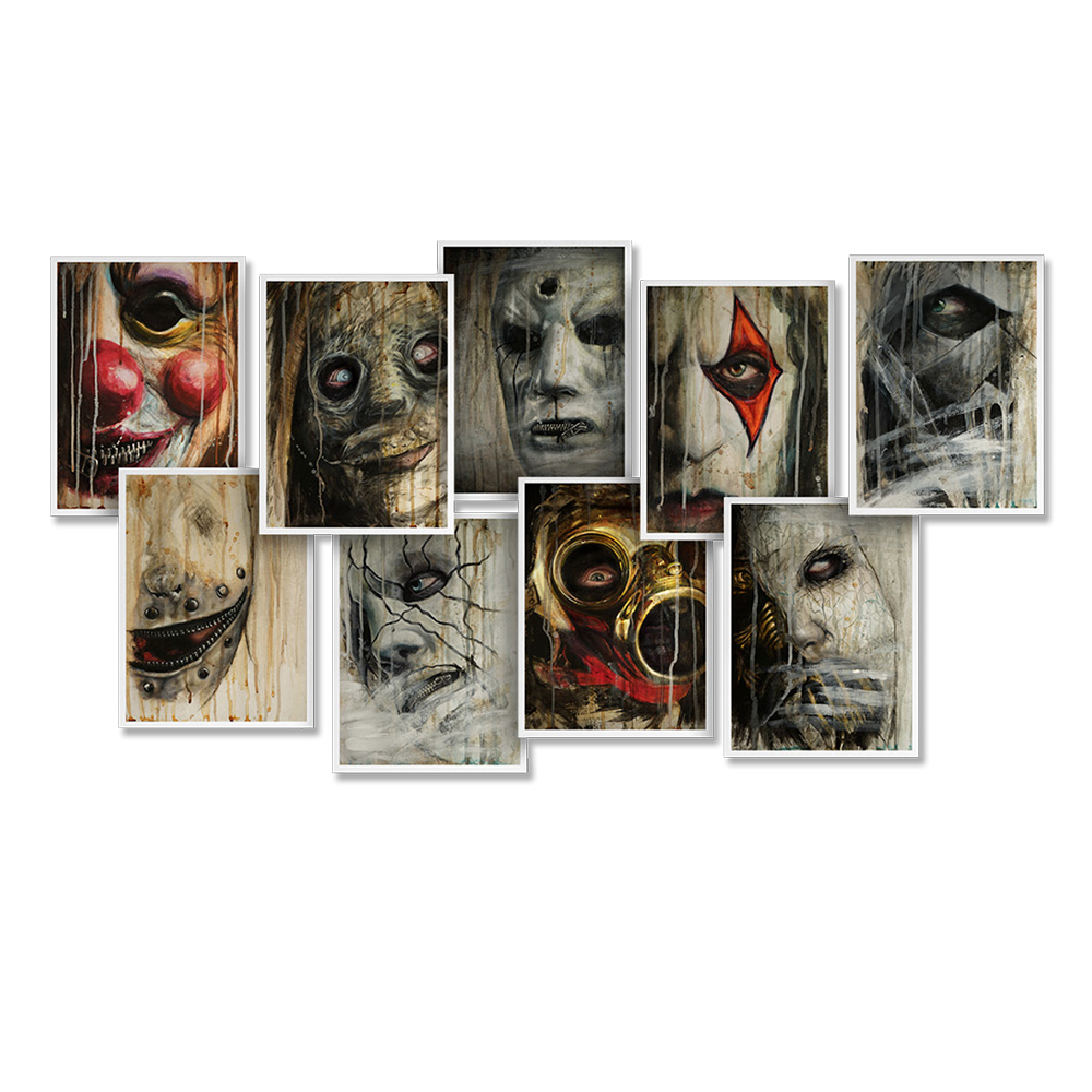 Slipknot Tour 2025 Art Print Set of 9