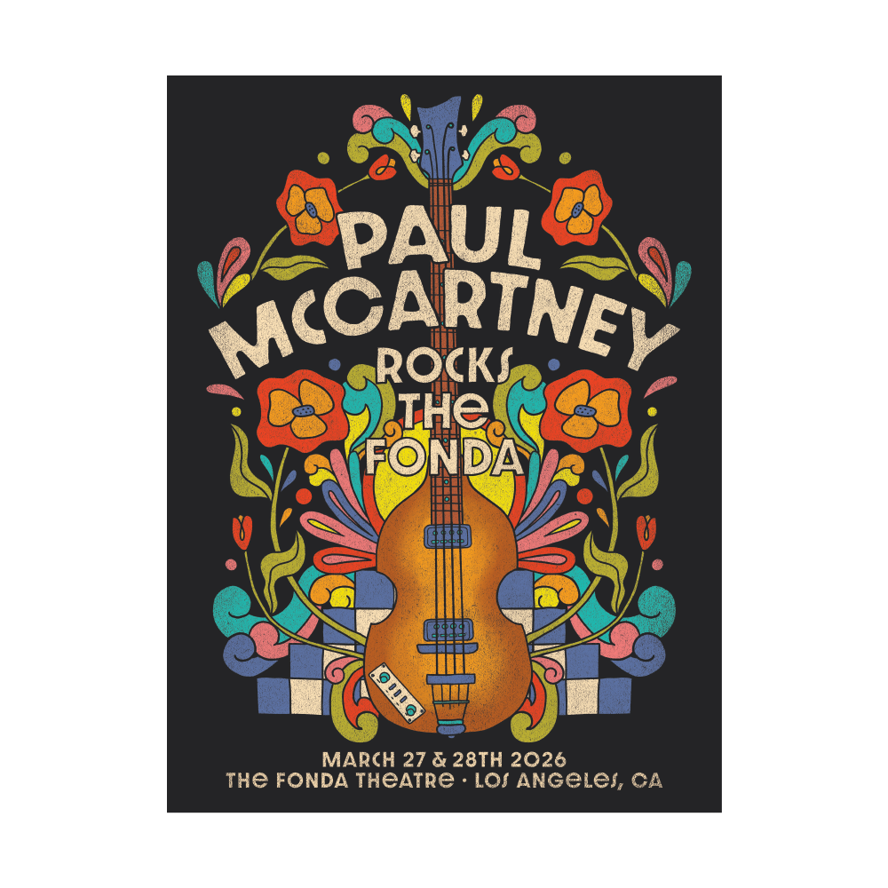Paul McCartney 2026 Fonda Event Poster