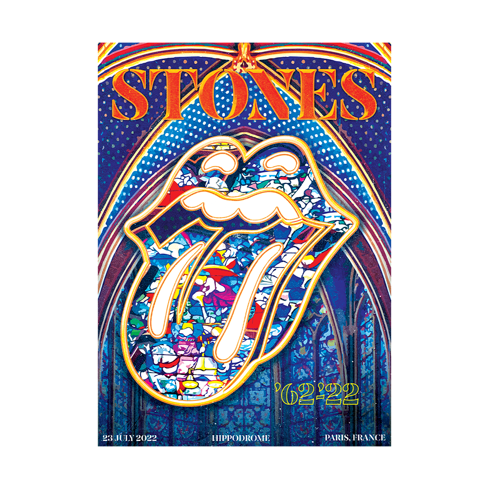 The Rolling Stones Paris Litho