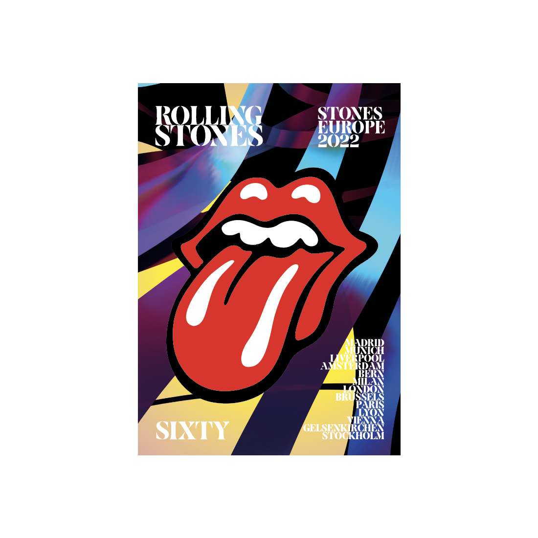 The Rolling Stones Tour Admat Litho