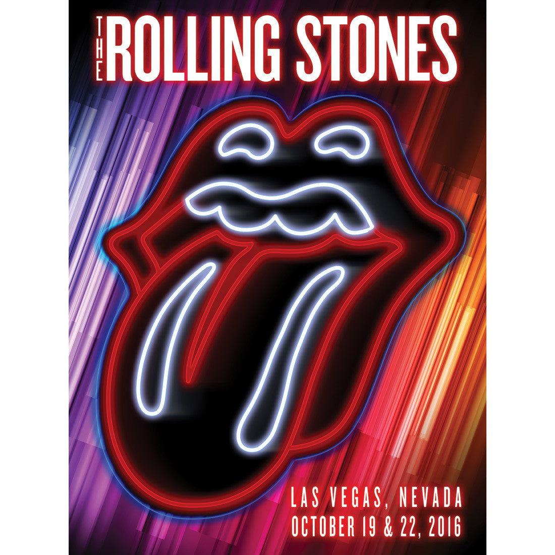 The Rolling Stones Neon Tongue Litho