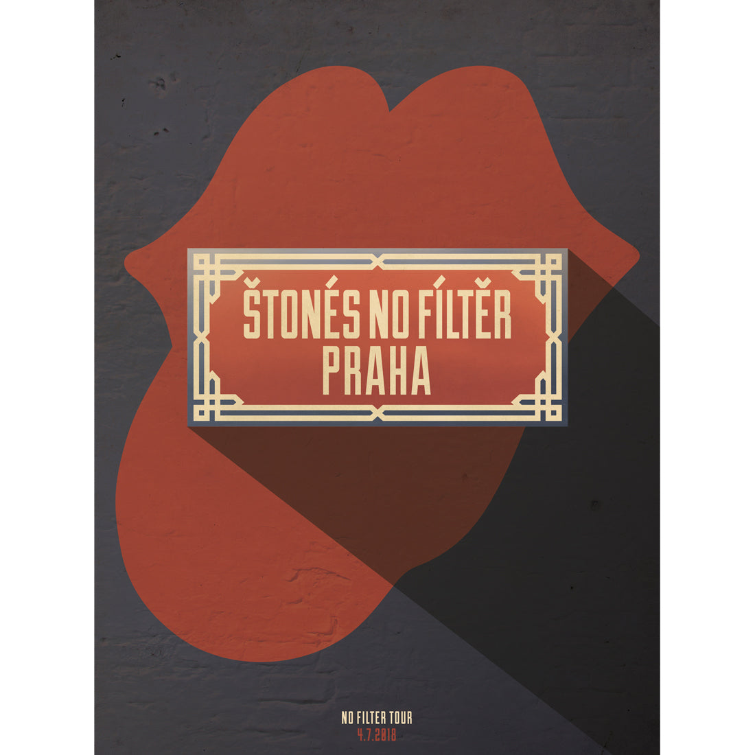 The Rolling Stones Nf Parague 07 04 18 Litho