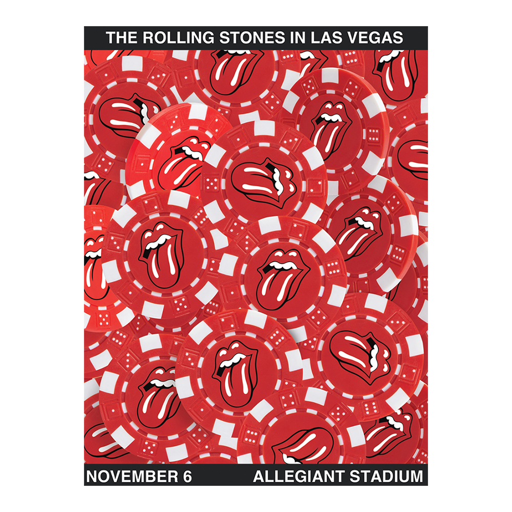 The Rolling Stones Las Vegas Litho 2021