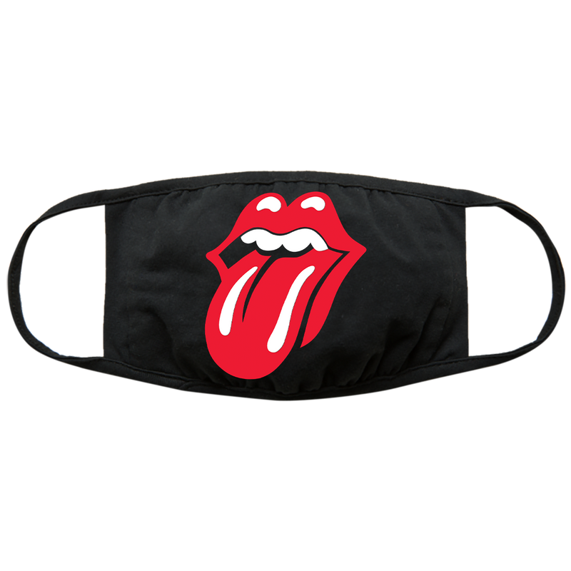 The Rolling Stones Tongue Logo Face Mask