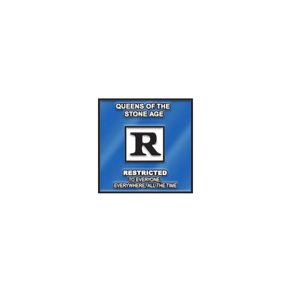 Queens of the Stone Age Restricted Blue Pin