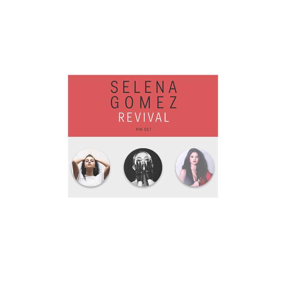 Selena Gomez Revival Pin Set