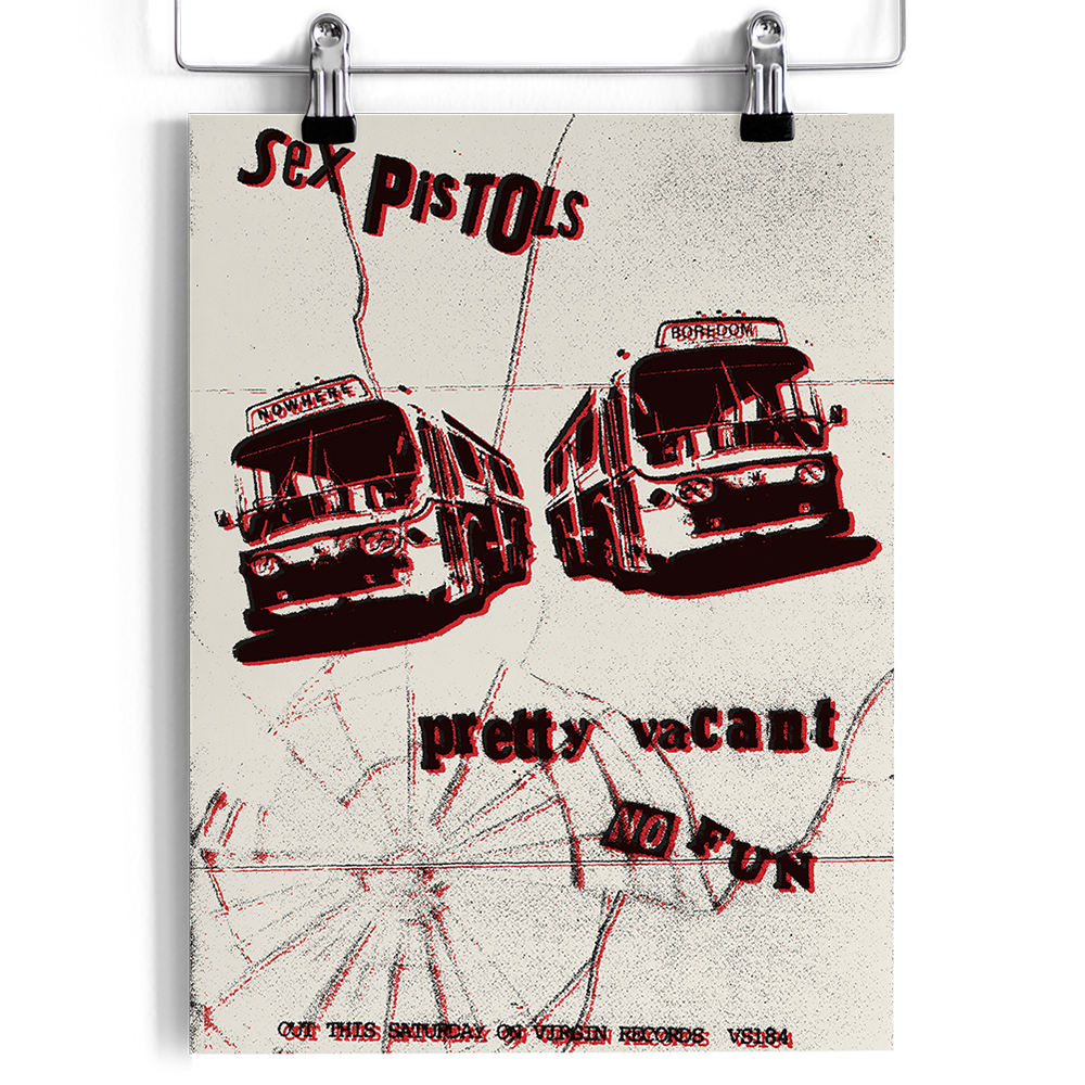 Sex Pistols Pretty Vacant Litho