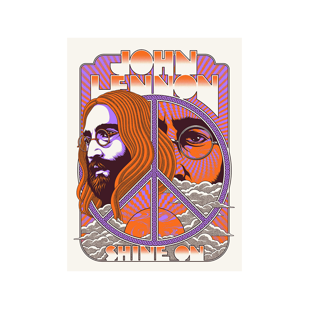 John Lennon Shine on Poster