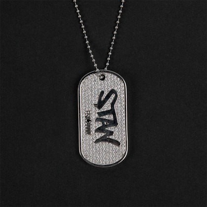 Dog Tag Pendant Necklace