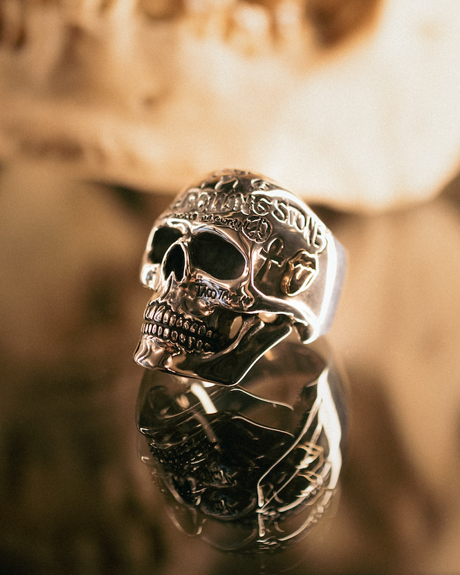 The Rolling Stones Skull Ring