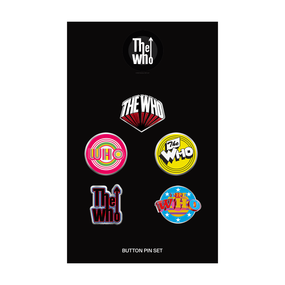 The Who Enamel Pin Set Xmas
