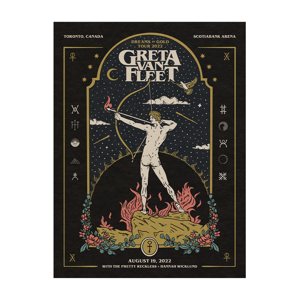 Greta Van Fleet Toronto Signed Litho 22