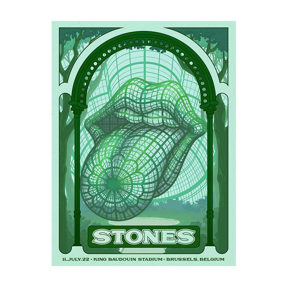 The Rolling Stones Brussels Litho