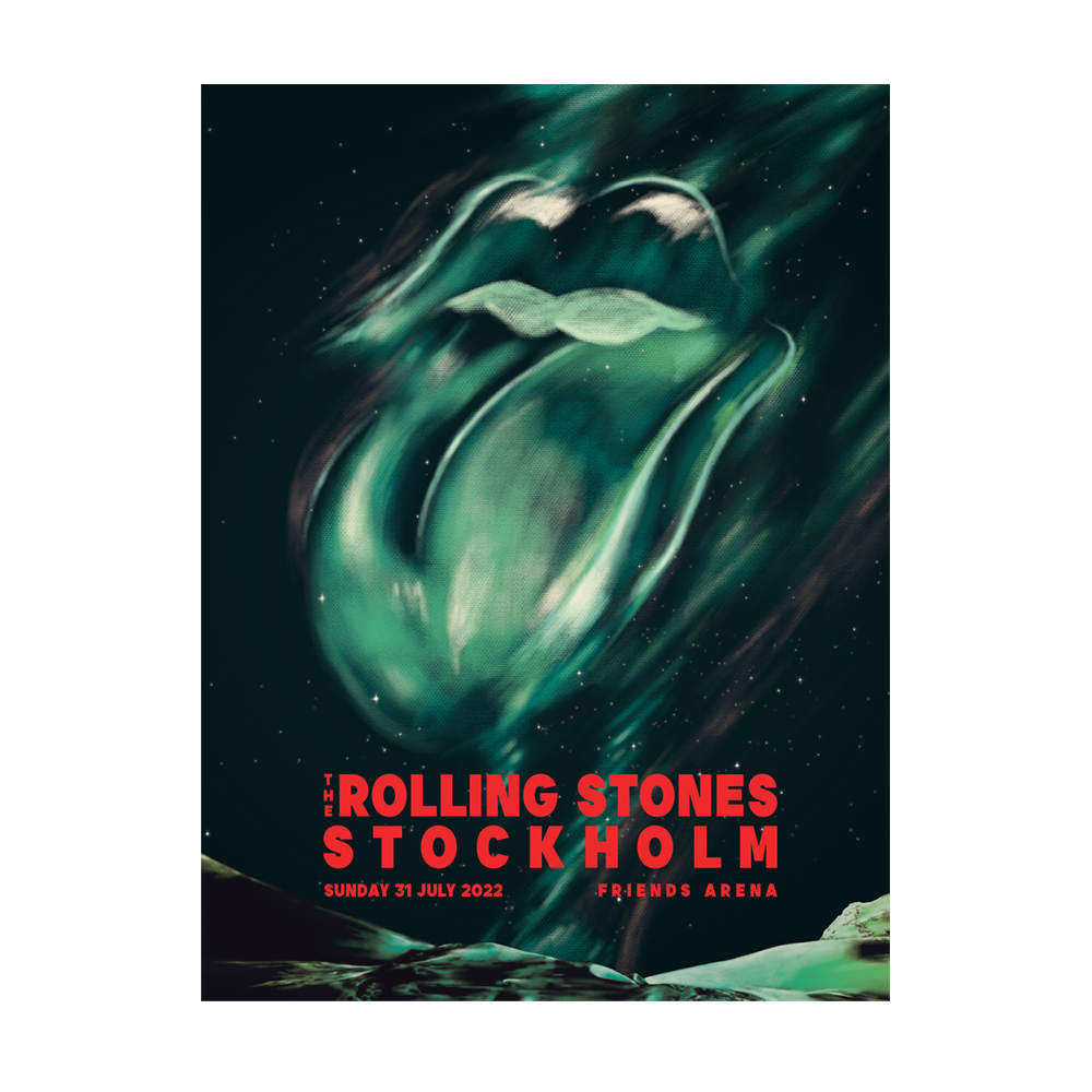 The Rolling Stones Stockholm Litho