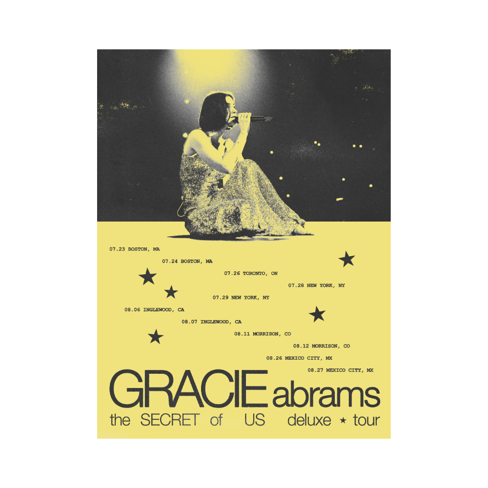 Gracie Abrams Tour Poster