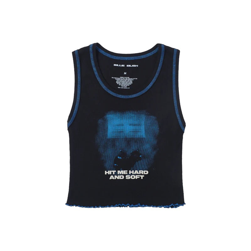 Contrast Stitch Baby Rib Tank