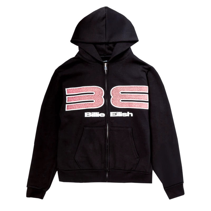 BE Zip Up Hoodie - Black