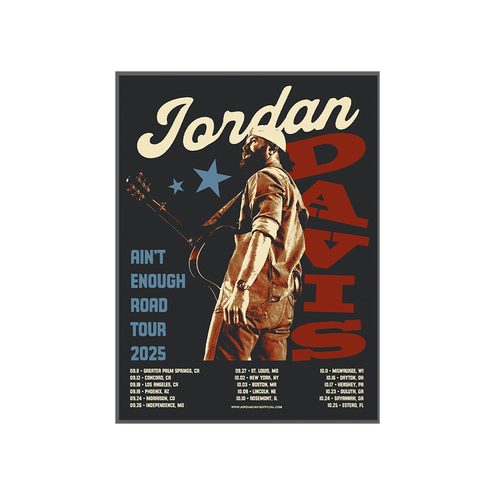 Jordan Davis Aint Enough Road Poster