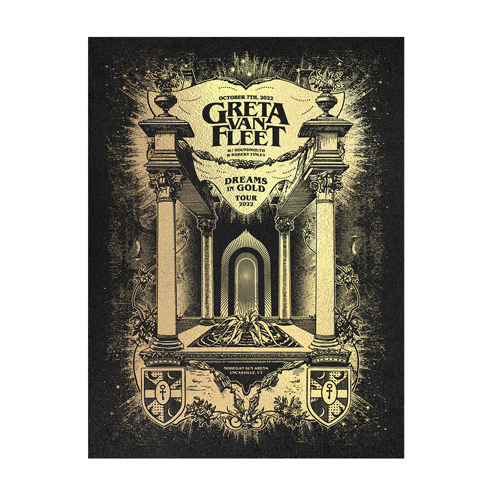 Greta Van Fleet Uncasville Unsigned Litho