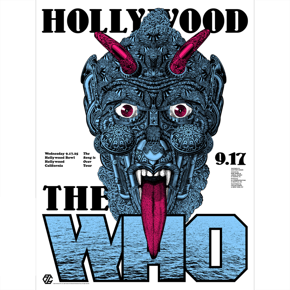 The Who Los Angeles Poster Night 1